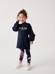 Baker by Ted Baker Floral Legging and Longline Sweater Set - Image 2 of 11