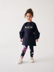 Baker by Ted Baker Floral Legging and Longline Sweater Set - Image 3 of 11