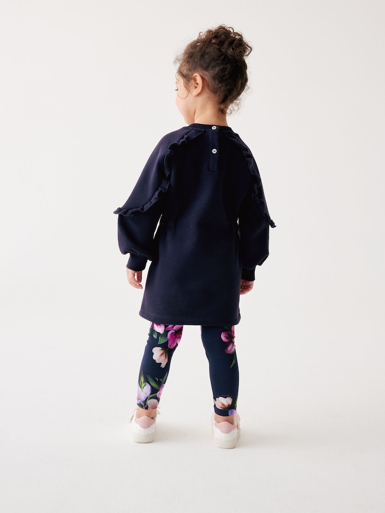 Baker by Ted Baker Floral Legging and Longline Sweater Set - Image 4 of 11