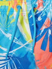Speedo Blue Boys Digi Printed 13 Swim Shorts - Image 3 of 4