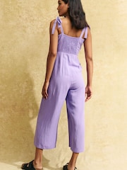 Nobody's Child Purple Meg Jumpsuit - Image 2 of 4