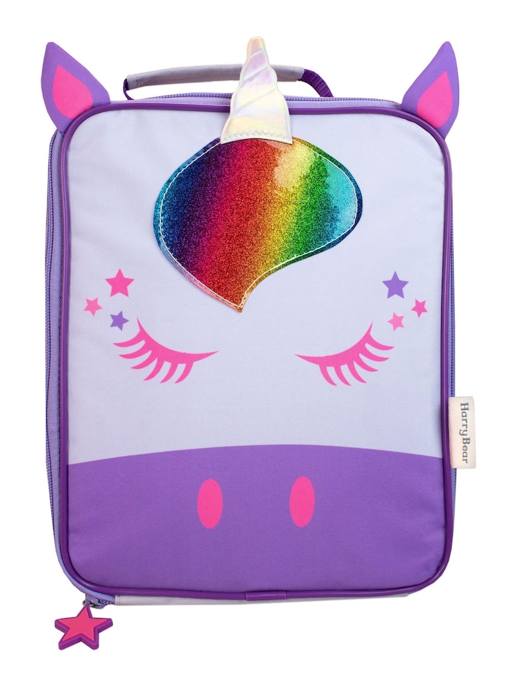 Harry Bear Purple Unicorn Dreams Lunch Bag - Image 1 of 4 Harry Bear Purple Unicorn Dreams Lunch Bag - Image 1 of 4