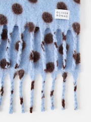 Oliver Bonas Polka Dot Heavyweight Scarf - Bilde 5 av 6