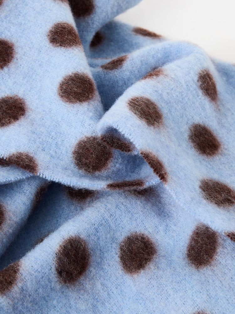Oliver Bonas Polka Dot Heavyweight Scarf - Bilde 6 av 6