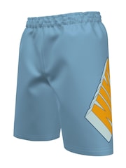 Nike Blue 7 Inch Volley Swim Shorts - Image 1 of 3