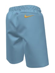 Nike Blue 7 Inch Volley Swim Shorts - Image 2 of 3