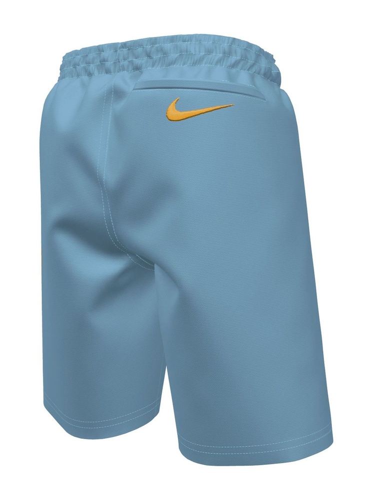 Nike Blue 7 Inch Volley Swim Shorts - Image 2 of 3