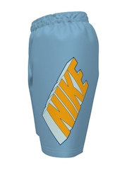 Nike Blue 7 Inch Volley Swim Shorts - Image 3 of 3