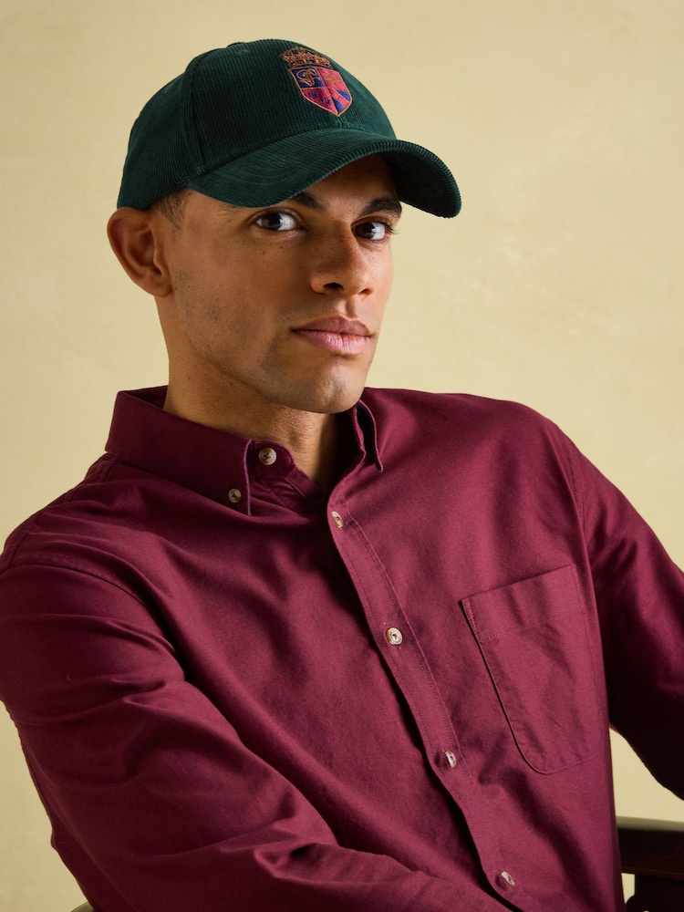 Joules Chadwick Green Corduroy Cap - Image 1 of 7