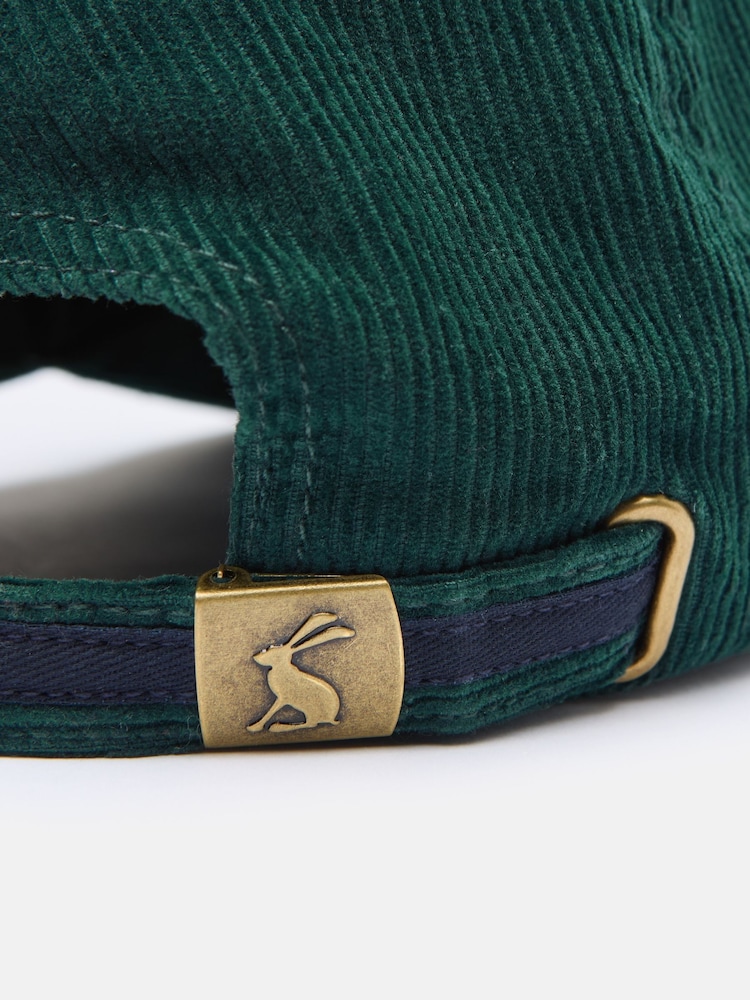 Joules Chadwick Green Corduroy Cap - Image 7 of 7