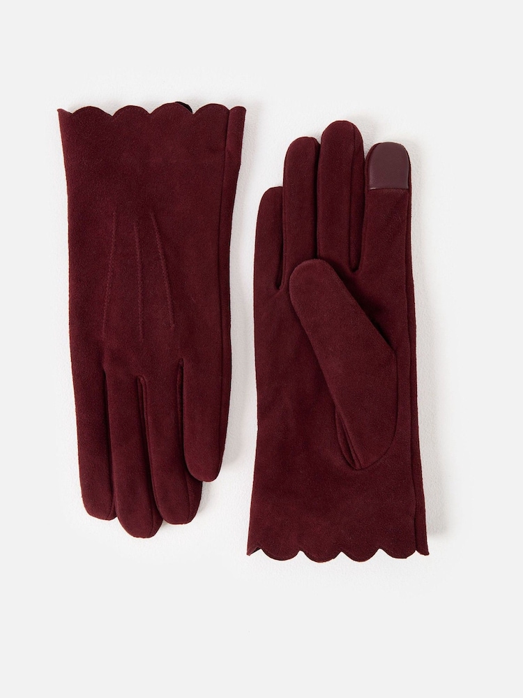 Oliver Bonas Suede Leather Gloves - صورة 1 من 7 Oliver Bonas Suede Leather Gloves - صورة 1 من 7