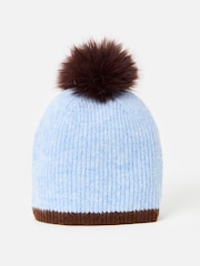 Oliver Bonas Pom Pom Knitted Beanie Hat - Bilde 2 av 4