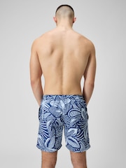 Speedo Blue Mens Printed 18" Swim Shorts - Image 2 of 5