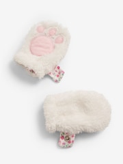 JoJo Maman Bébé Cream Bunny Cosy Pramsuit - Image 4 of 7