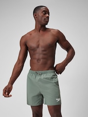Speedo Teal Blue Mens Essential Swim Shorts - Image 1 of 6