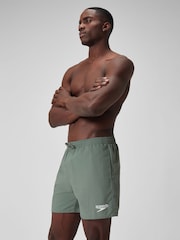 Speedo Teal Blue Mens Essential Swim Shorts - Image 2 of 6