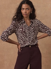 Mint Velvet Animal Print Shirt - រូបភាព 1 នៃ 7