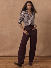Mint Velvet Animal Print Shirt - រូបភាព 2 នៃ 7