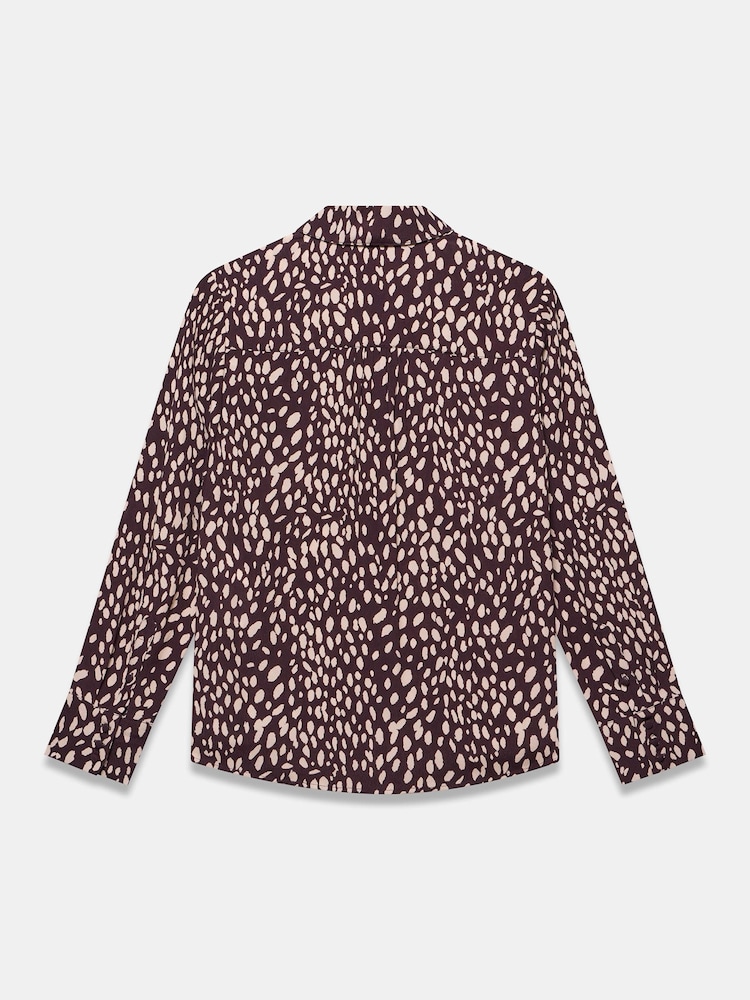Mint Velvet Animal Print Shirt - រូបភាព 7 នៃ 7