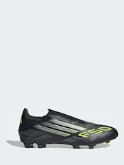 adidas Black League Laceless Firm Multi Ground Boots - Image 1 of 10