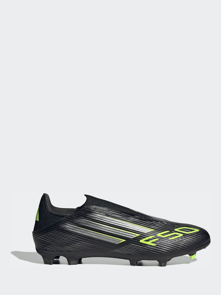 adidas Black League Laceless Firm Multi Ground Boots - Image 1 of 10