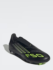 adidas Black League Laceless Firm Multi Ground Boots - Image 5 of 10