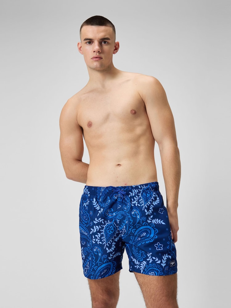 Мужские пляжные шорты с принтом Speedo Leisure 16дюймов - Изображение 1 из 7
