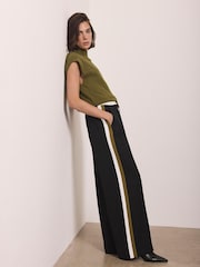 Mint Velvet Green Wool Blend Sleeveless Top - Image 5 of 8