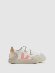 Veja Small V-12 Velcro Trainers - Image 1 of 4