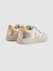 Veja Small V-12 Velcro Trainers - Image 3 of 4