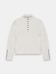 灰色 - Mint Velvet Funnel Neck Knit Top - 圖片 6/7