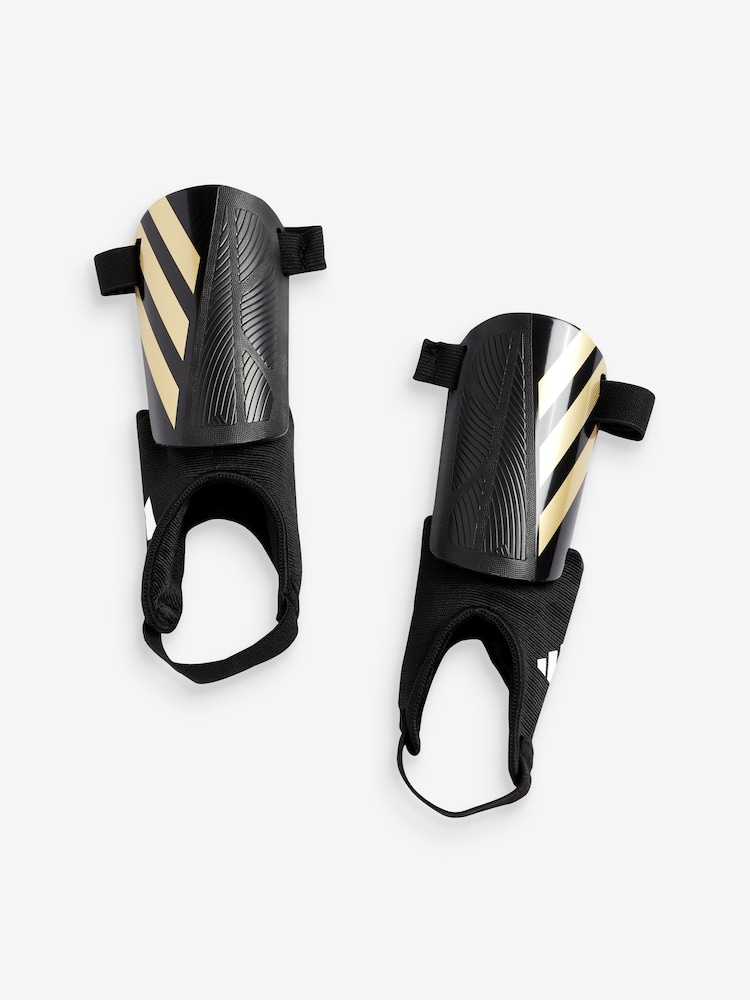 adidas Black/Gold Tiro Match Shin Guard - Image 1 of 4