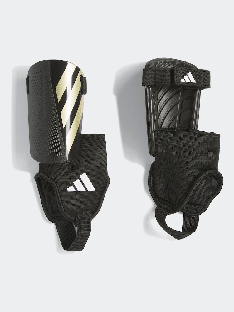 adidas Black/Gold Tiro Match Shin Guard - Image 2 of 4