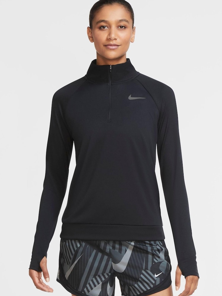 Nike Black Pacer Half-Zip Running Top - Image 1 of 8