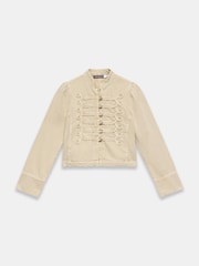 Mint Velvet Natural Denim Military Jacket - Image 6 of 7