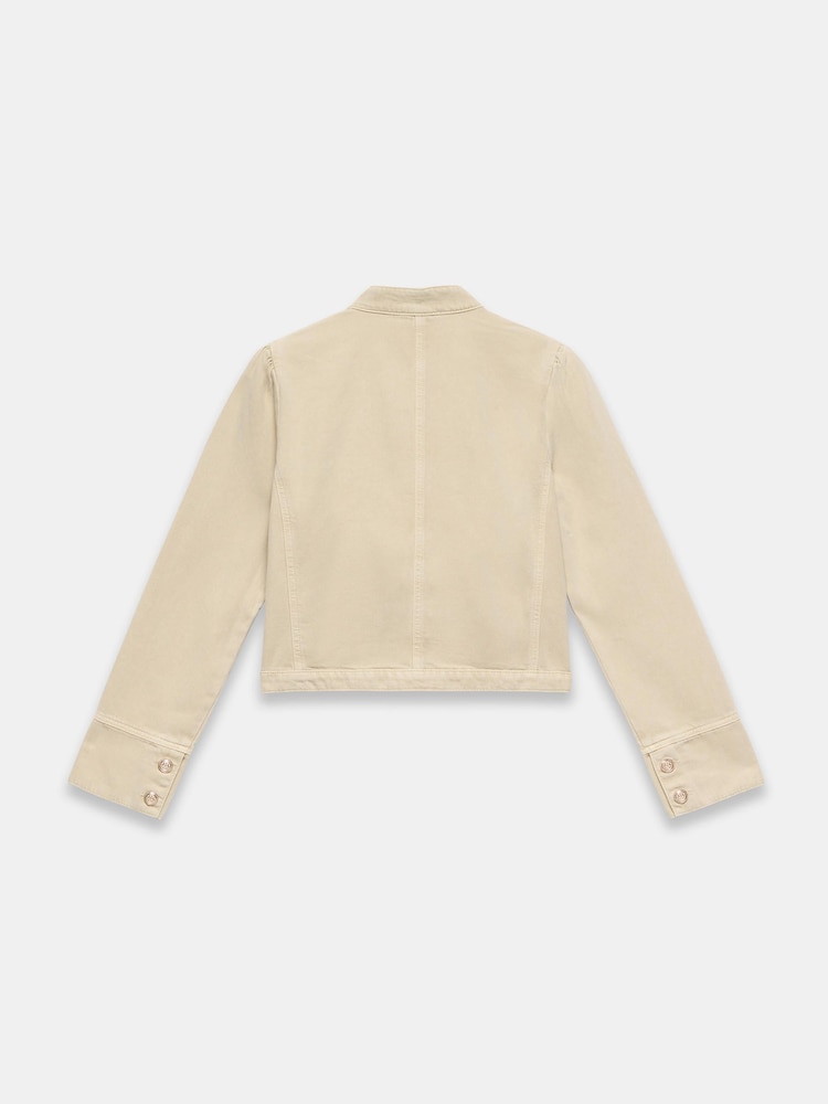 Mint Velvet Natural Denim Military Jacket - Image 7 of 7 Mint Velvet Natural Denim Military Jacket - Image 7 of 7