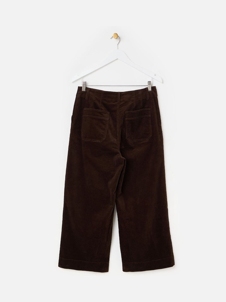 Oliver Bonas Scalloped Pocket Cropped Wide Leg Trousers - Изображение 2 5 Oliver Bonas Scalloped Pocket Cropped Wide Leg Trousers - Изображение 2 5