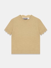 Mint Velvet Green Scallop Knit Top - Image 7 of 8