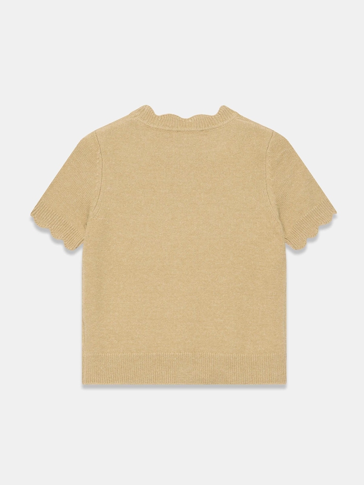 Mint Velvet Green Scallop Knit Top - Image 8 of 8 Mint Velvet Green Scallop Knit Top - Image 8 of 8