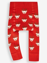 Leggings extragruesos para bebés con diseño de reno de Jojo Maman Bébé - Imagen 3 de 3