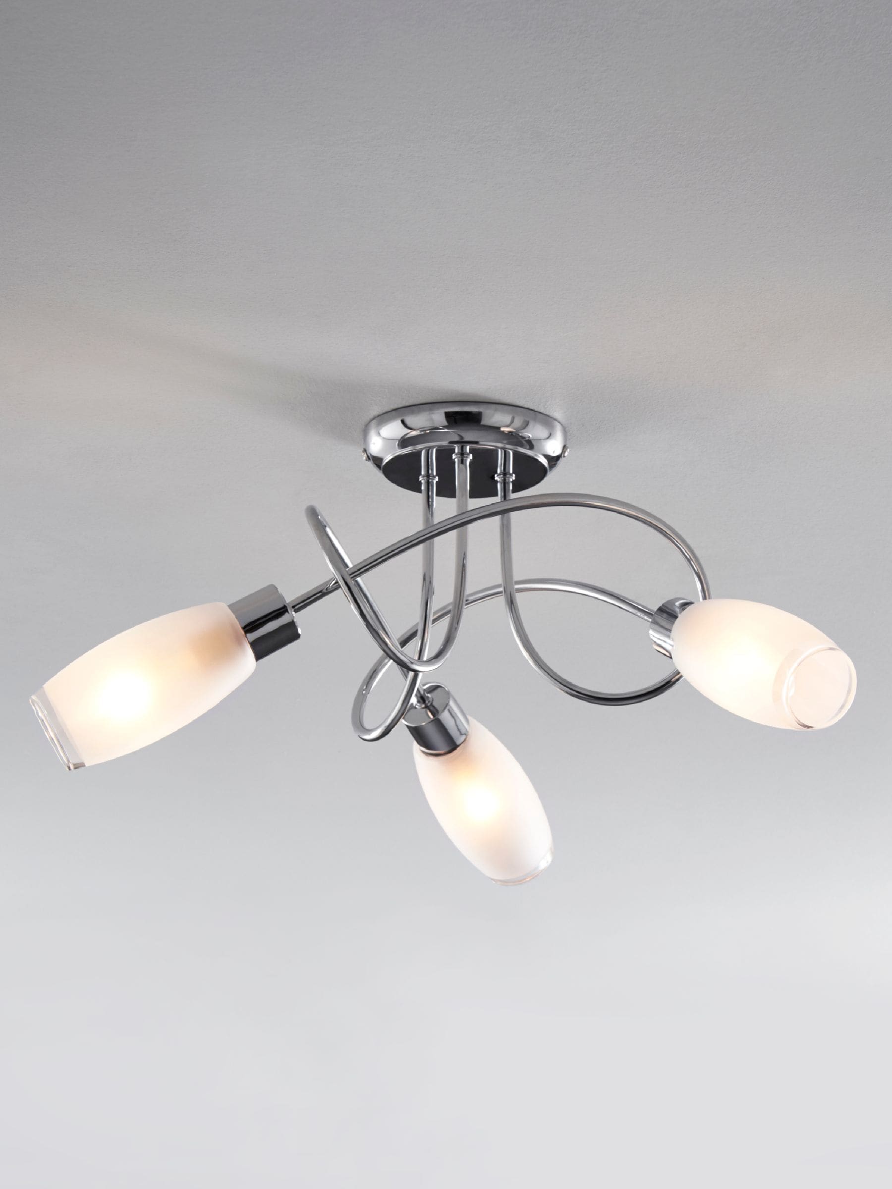 Capri 3 light flush fitting top
