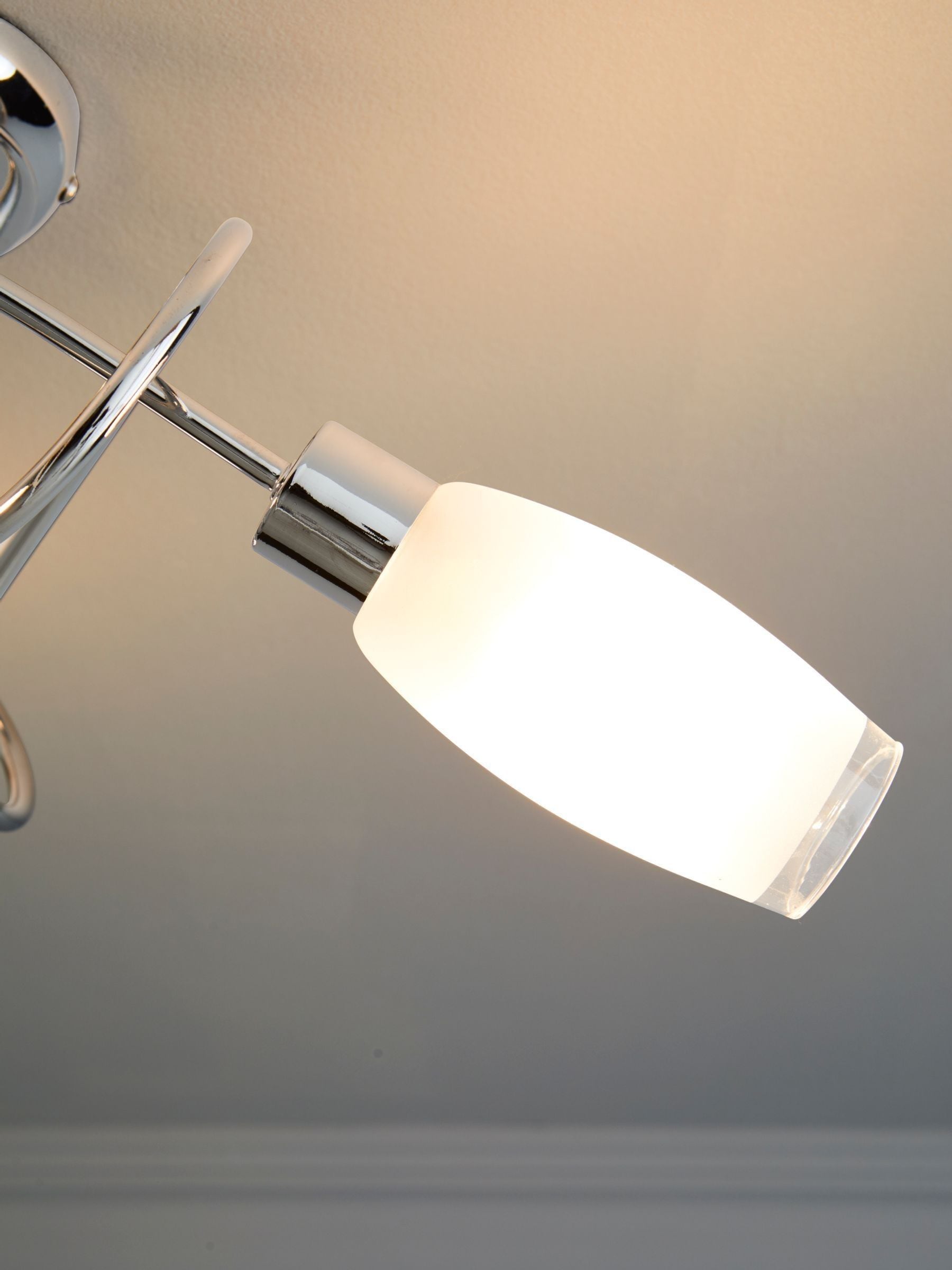 Capri 3 light flush fitting top