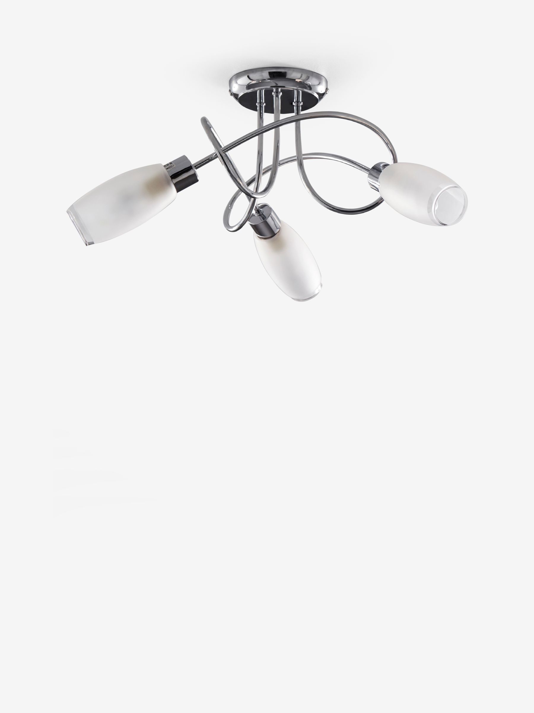 Capri 3 light flush fitting top