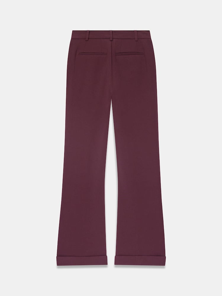 Czerwony - Mint Velvet Pocket Detail Flared Trousers - Obraz 8 z 8 Czerwony - Mint Velvet Pocket Detail Flared Trousers - Obraz 8 z 8