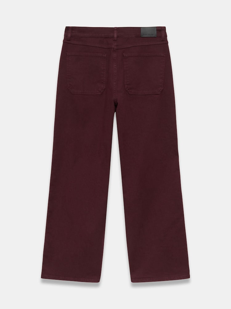 Mint Velvet Red Seam Detail Wide Jeans - Image 8 of 8