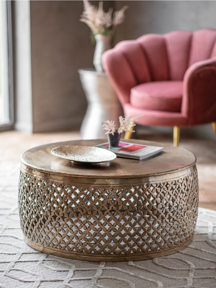 Gallery Home Gold Gold Side Table - Image 1 of 2