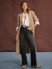 Mint Velvet Black Ultimate Flared Jeans - Image 5 of 7