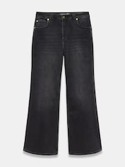Mint Velvet Black Ultimate Flared Jeans - Image 6 of 7