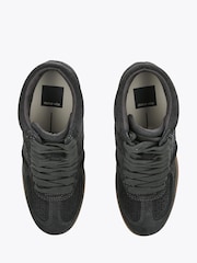 Dolce Vita Dark Grey Irlah Suede Trainers - Image 3 of 4