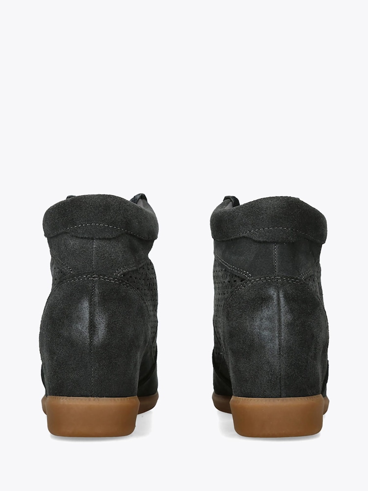 Dolce Vita Dark Grey Irlah Suede Trainers - Image 4 of 4 Dolce Vita Dark Grey Irlah Suede Trainers - Image 4 of 4